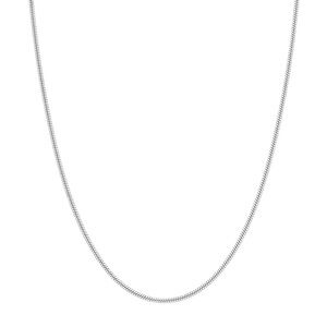 Classic Sterling Silver Snake Chain Necklace for Men with Lobster Claw Clasp NWT